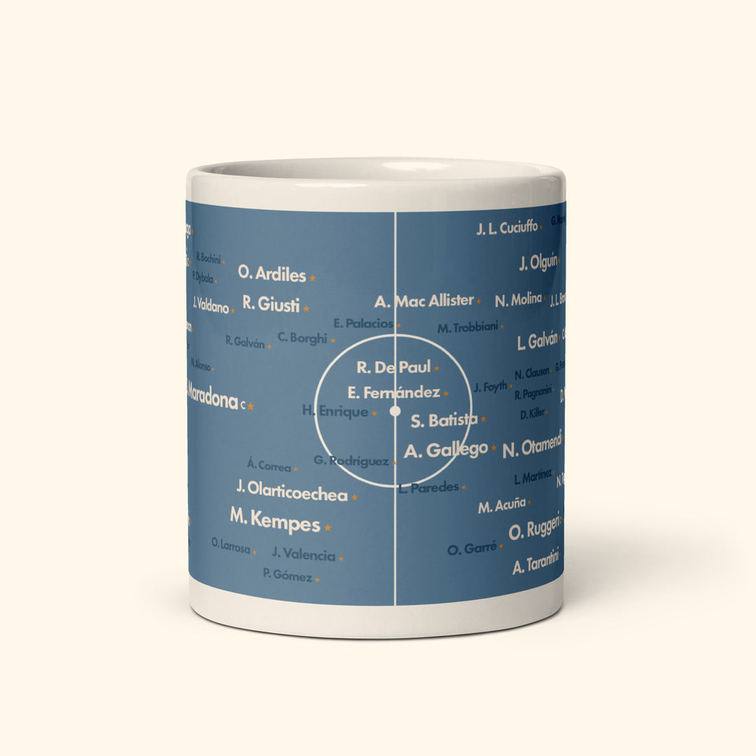 Argentina All The Players World Cup Winners Edition 11oz Mug