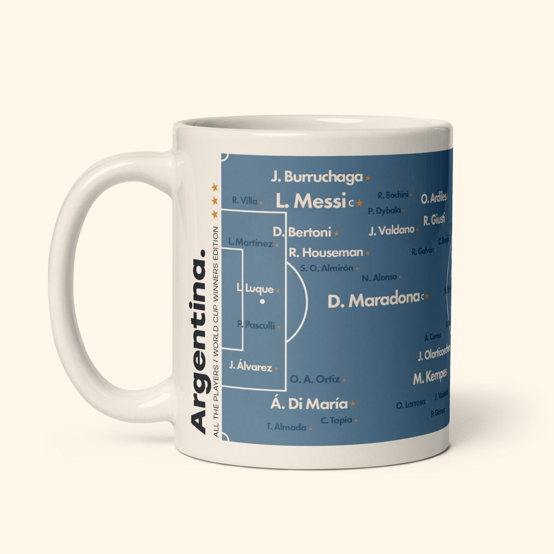 Argentina All The Players World Cup Winners Edition 11oz Mug