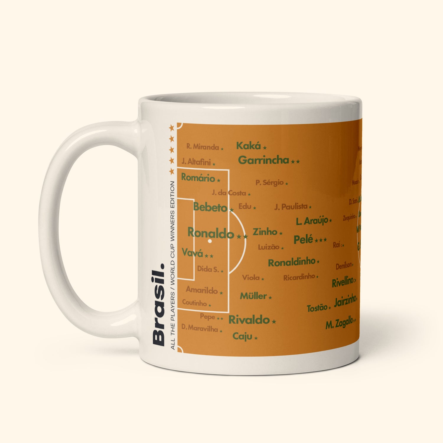 Brazil All The Players World Cup Winners Edition 11oz Mug