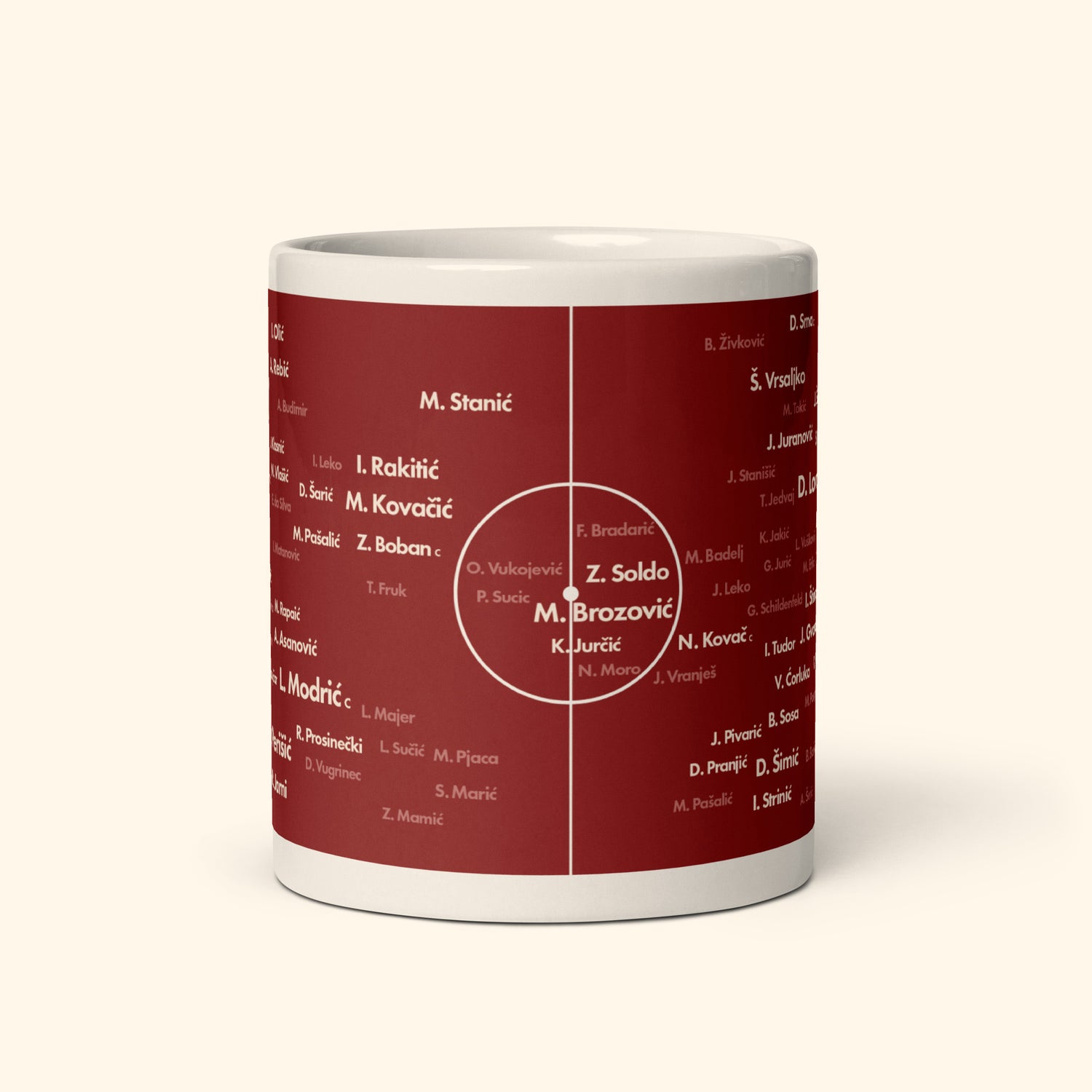 Croatia All The Players 11oz Mug