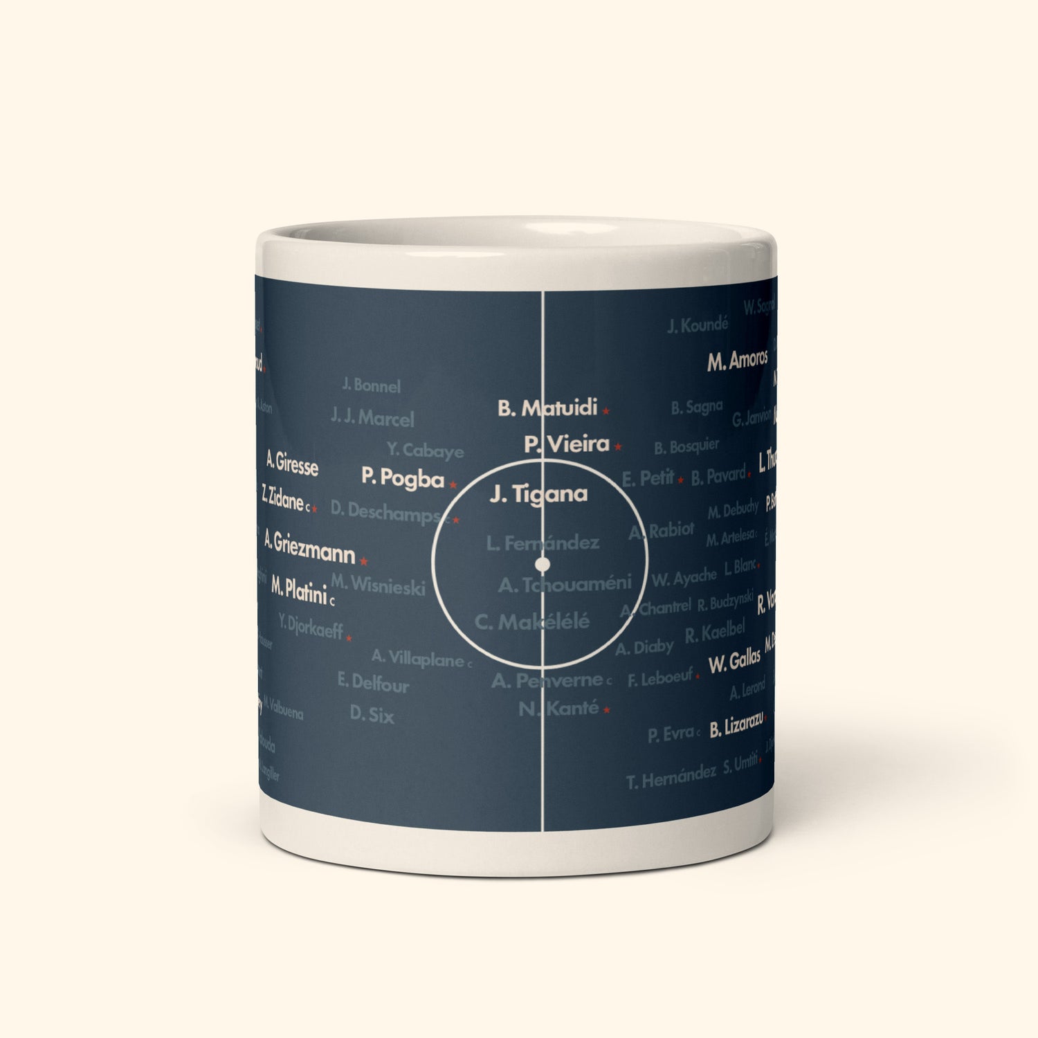 France Top 100 World Cup Players Mug