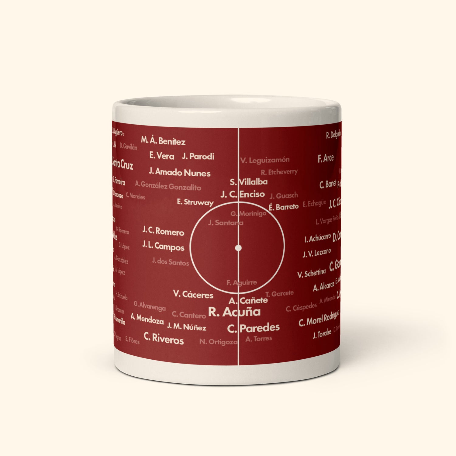 Paraguay Top 100 World Cup Players 11oz Mug