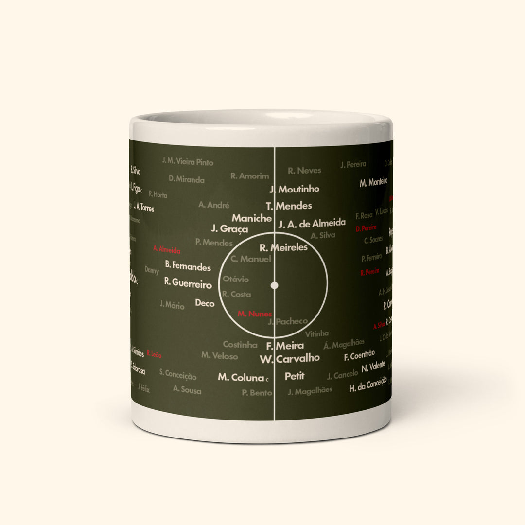 Portugal Top 100 World Cup Players Mug