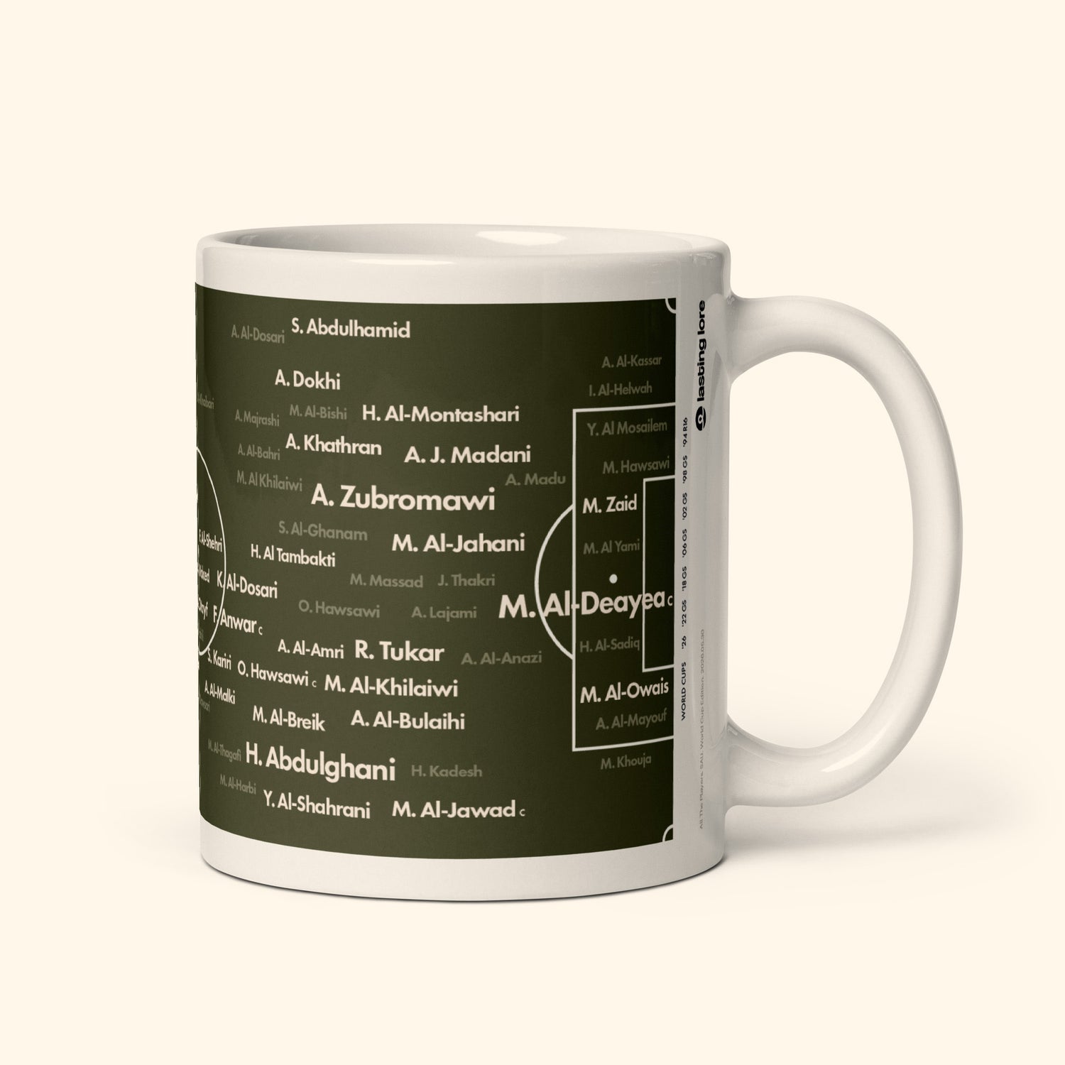 Saudi Arabia Top 100 World Cup Players 11oz Mug