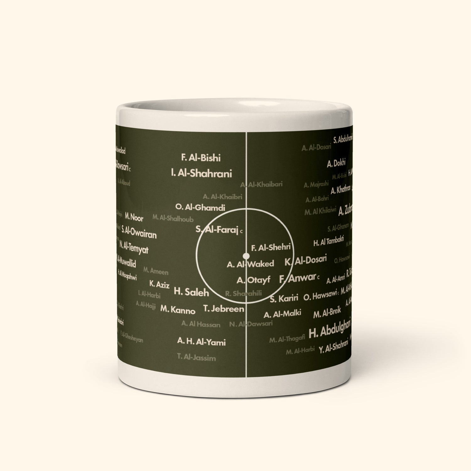 Saudi Arabia Top 100 World Cup Players 11oz Mug