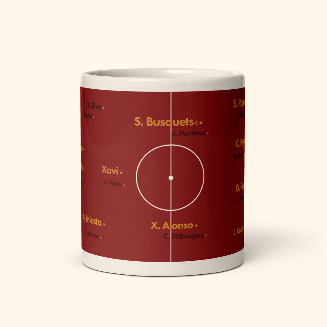 Spain All The Players World Cup Winners Edition 11oz Mug
