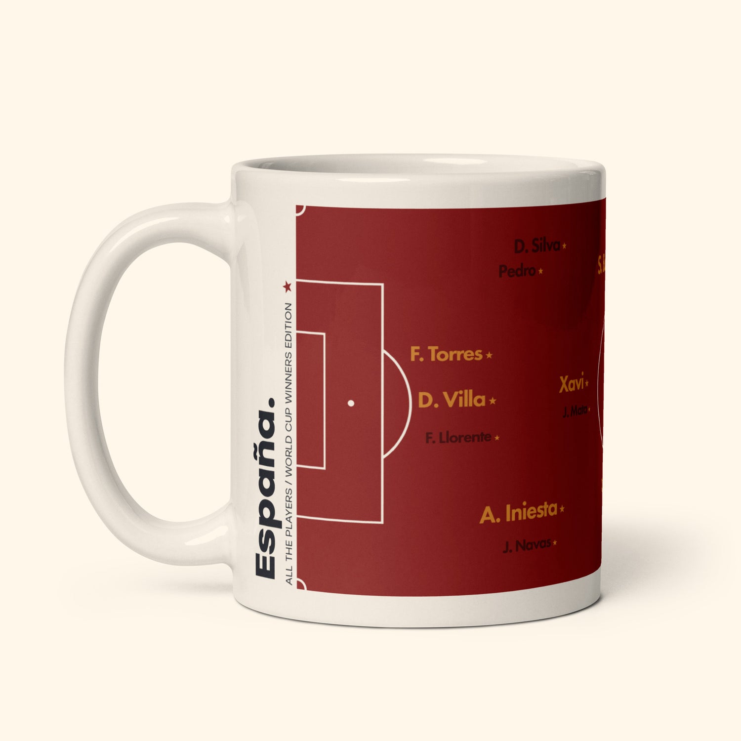 Spain All The Players World Cup Winners Edition 11oz Mug