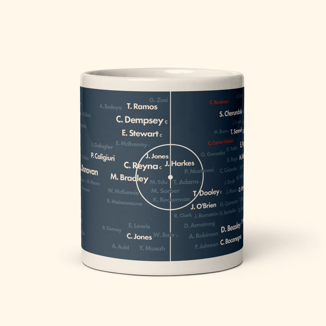 USA Top 100 World Cup Players 11oz Mug
