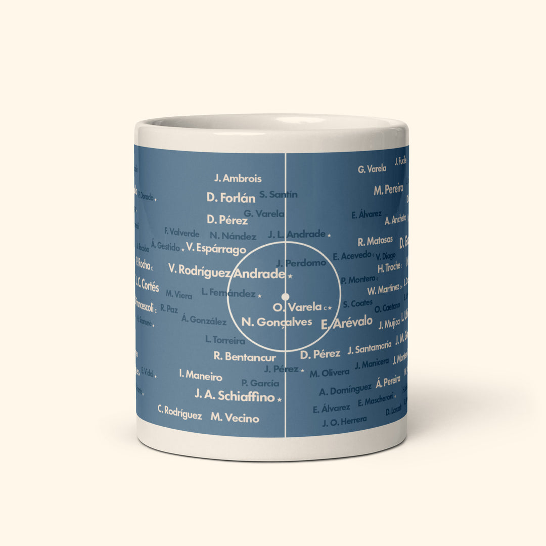 Uruguay Top 100 World Cup Players 11oz Mug