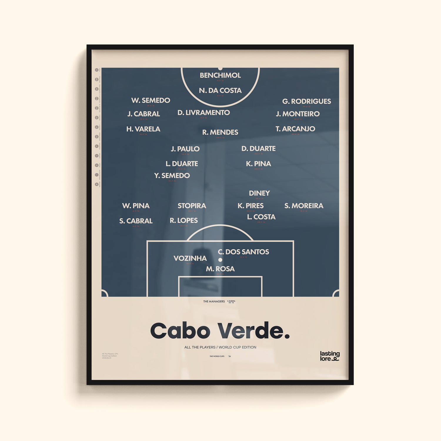 Cabo Verde All The Players Poster