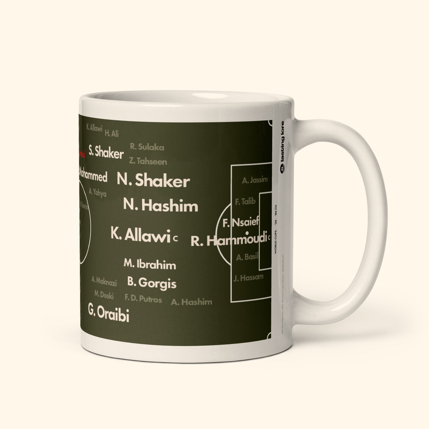 Iraq All Players 11oz Mug