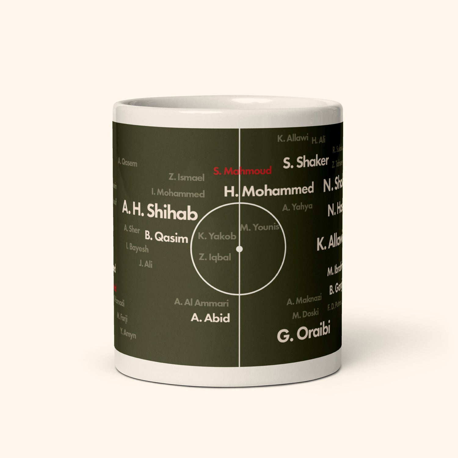 Iraq All Players 11oz Mug