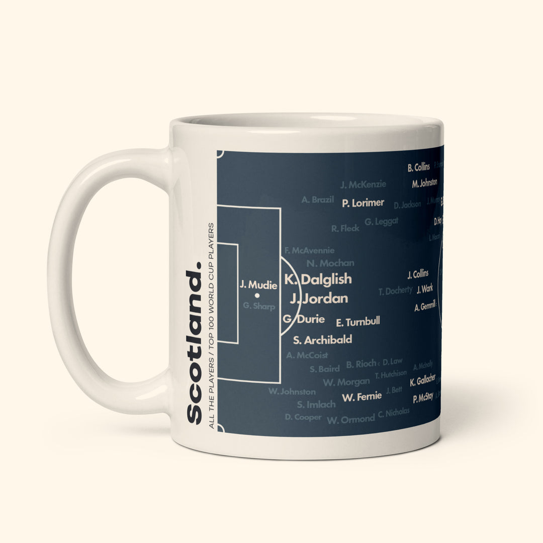 Scotland Top 100 World Cup Players 11oz Mug