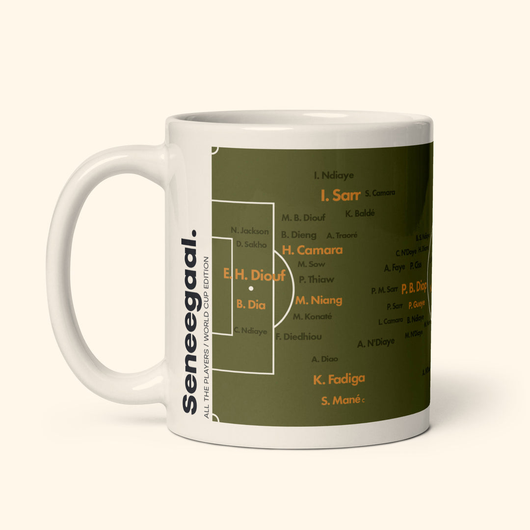 Senegal Top 100 World Cup Players 11oz Mug