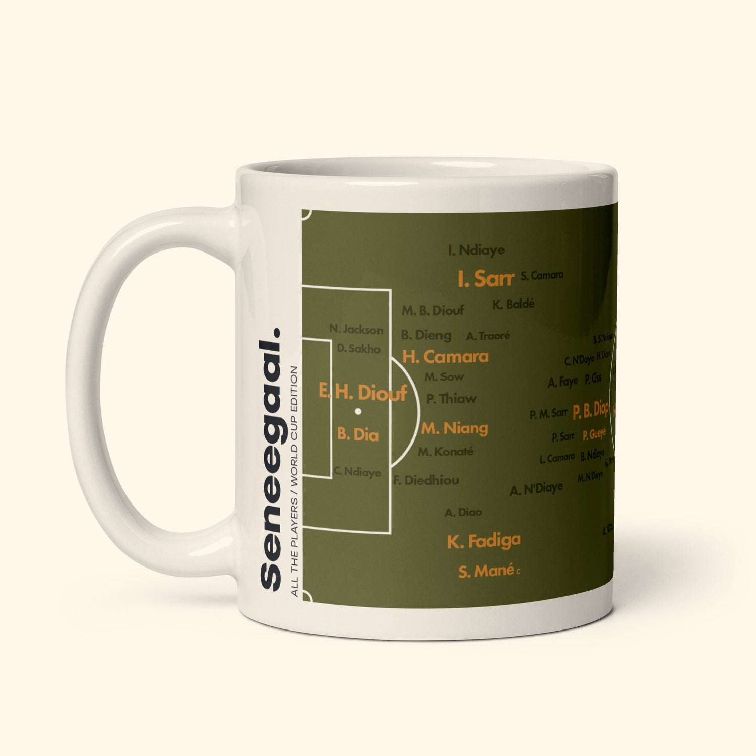 Senegal Top 100 World Cup Players 11oz Mug