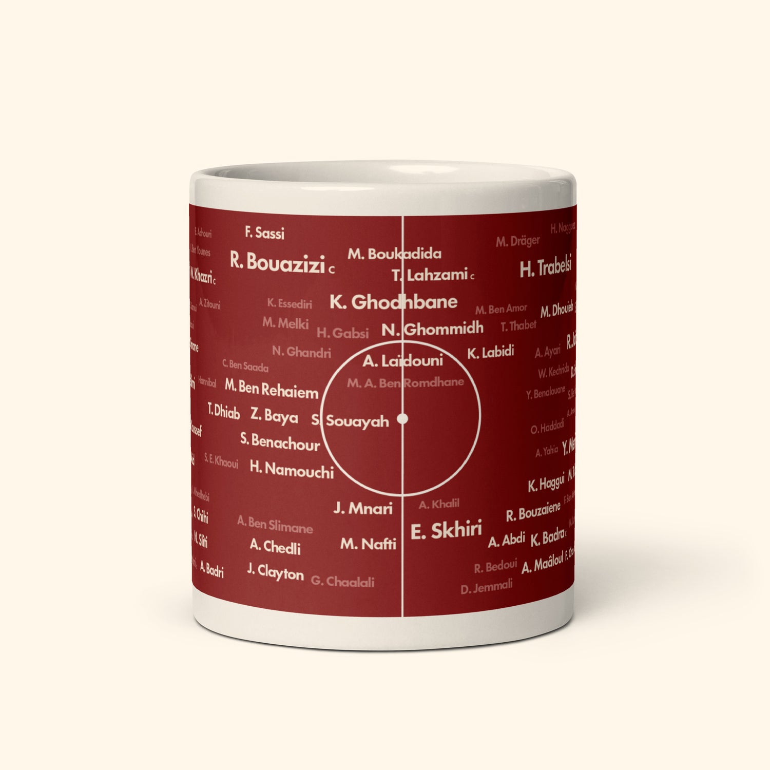 Tunisia Top 100 World Cup Players 11oz Mug